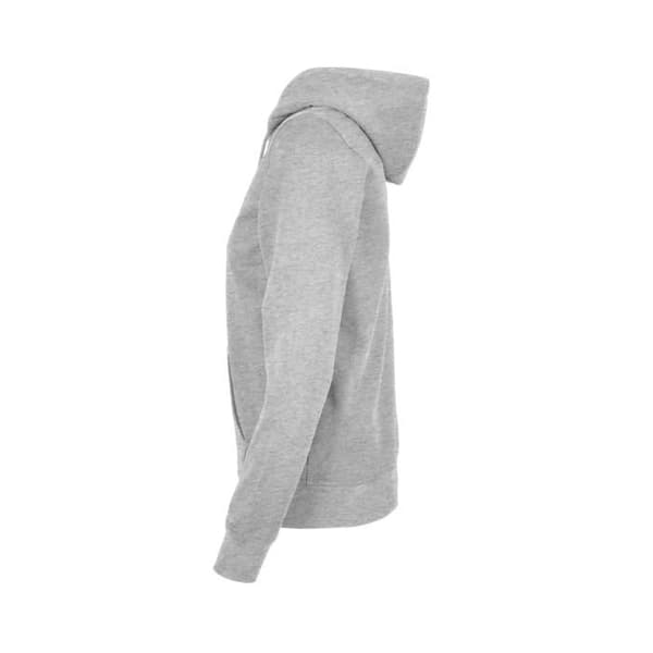 Dams zip hoodie Build Your Brand Basic - melerad grå