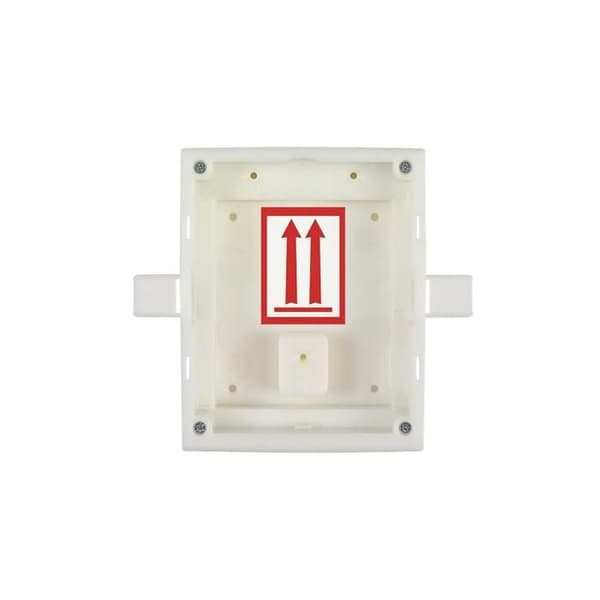 Installerad inbyggnadsbox - 2N - 9155014 - Vit - Plast - 1 modul