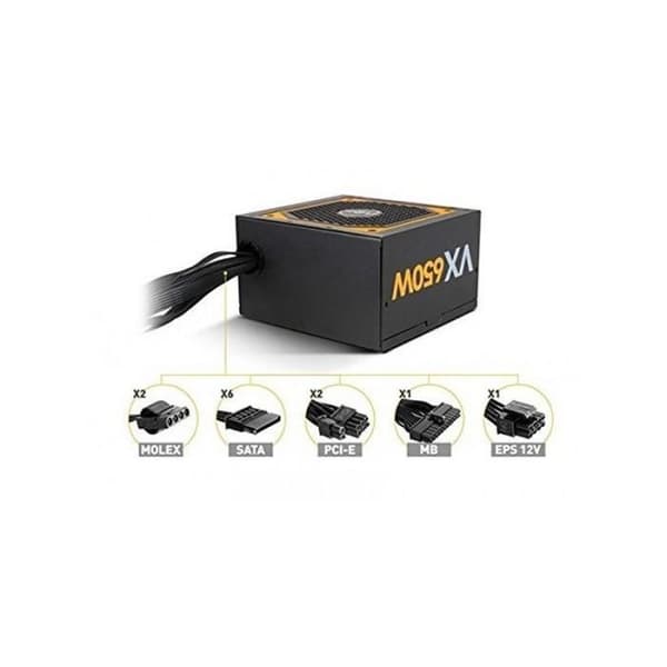 Spelströmkälla NOX NXURVX65BZ 650W 120 mm ATX - NOX