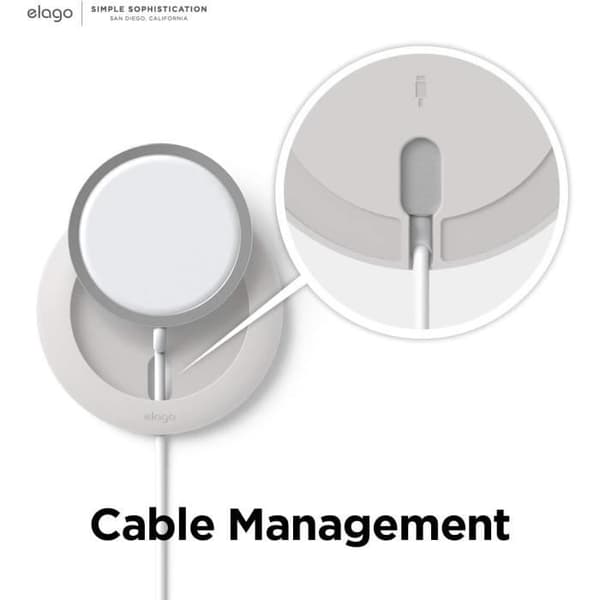 Laddningsmatta - ELAGO - MS Pad - Silikon - MagSafe - iPhone 12/13