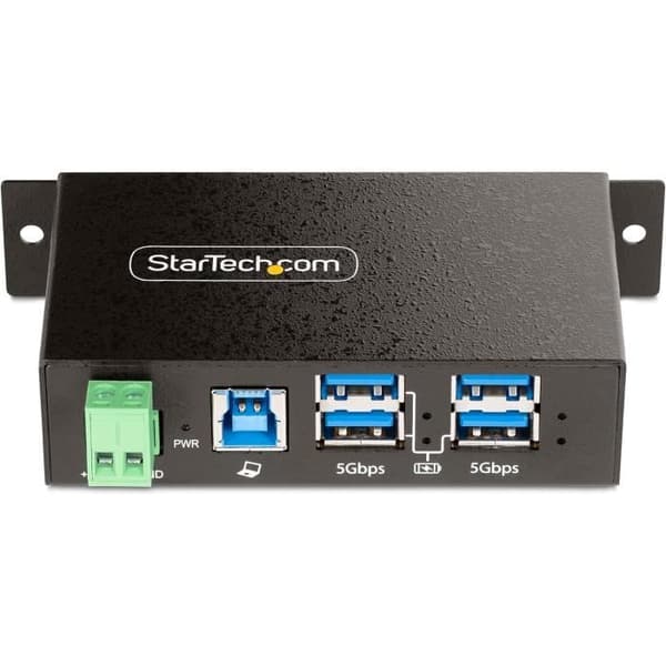 StarTech Hub USB 3.0 4 portar med 4X USB-A, Industritålig metallkapsling