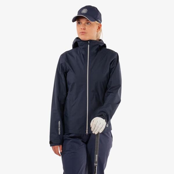 Vattentät jacka dam Galvin Green Andrea - marinblå