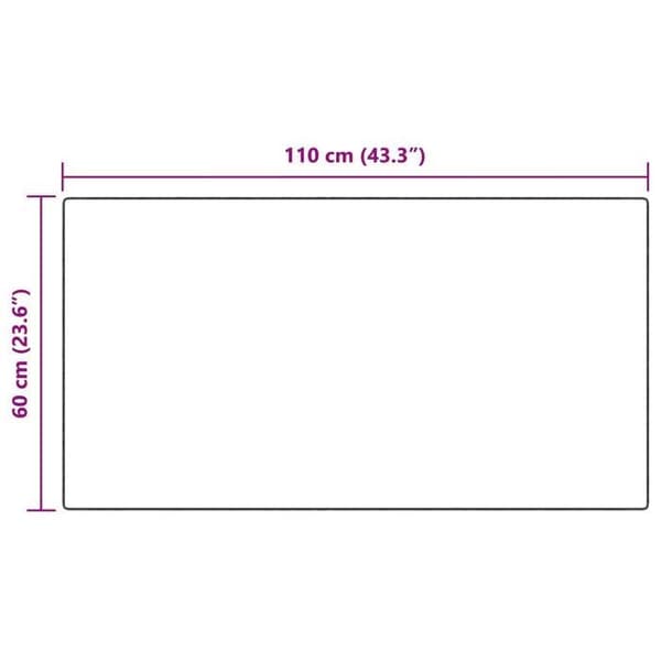 Teppe falsk pels VIDAXL Olite crème 60 x 110 cm – mjuk polyester, rektangulär