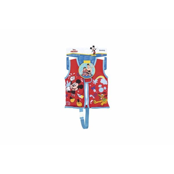 Bestway Mickey Mouse Uppblåsbar Poolväst Röd