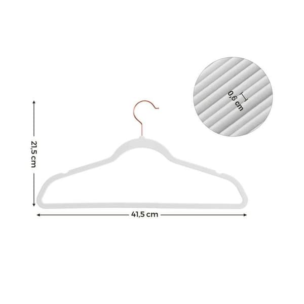 Cintres i vit marmor 20 stycken - CRF026W01