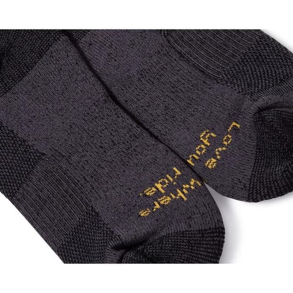 Chaussettes Quoc Merino Tech Wool - kolgrå