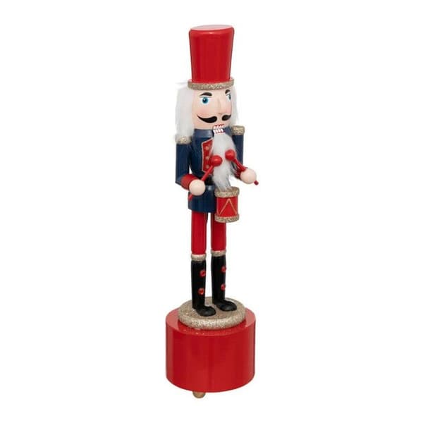 Musikfigur "Nötknäpparen" 31cm Röd