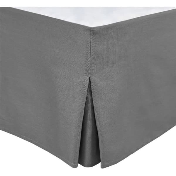 Cache sommier - HOME LINGE PASSION - 140 x 190 cm + 30 cm - Grå antracit