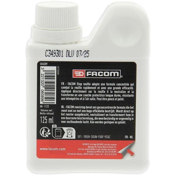 Stop-Rouille 125ml - FACOM - Koncentrerad formel