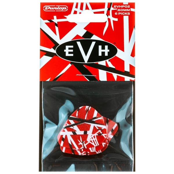 Dunlop EVHP02 EVH Frankenstein 0,60 mm Förpackning med 6 Plektrum