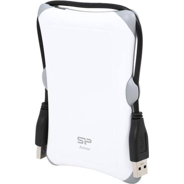 USB 3.0 A30 extern hårddisk - SILICON POWER - 2 TB - Vit - Bärbar - 2,5"