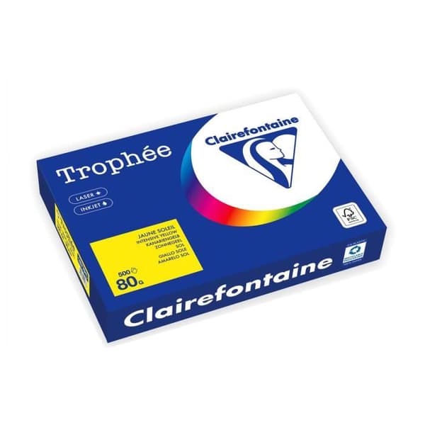 Ramette Papper FSC A4 80g 500 Ark Solgult