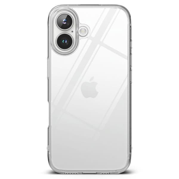 Fodral - RINGKE - Fusion - iPhone 16 - Transparent - Fallskydd - Mjuk