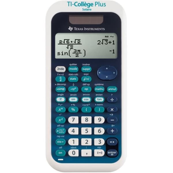 Beräknare - TEXAS TEXAS INSTRUMENTS - TI-Collège Plus Solaire