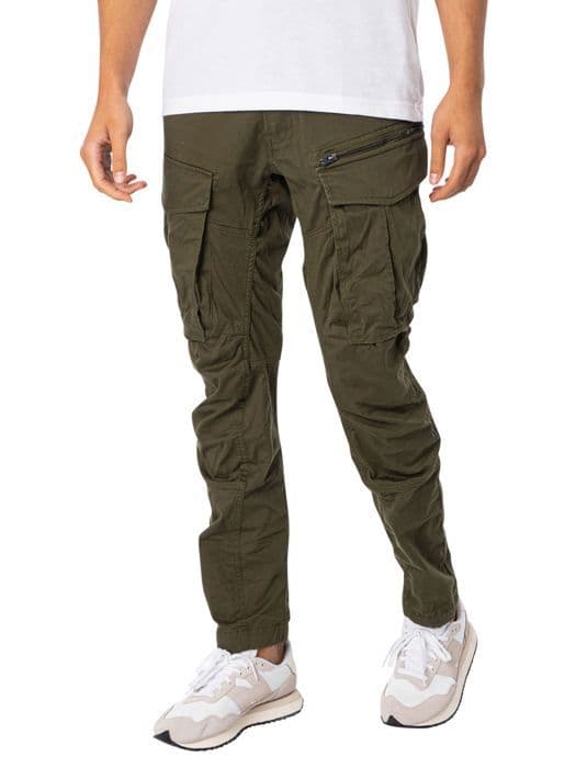 G-Star Rovic zip 3d regular tapered - militärgrön