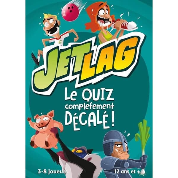 Jet Lag-brädspel - ASMODEE - Jetlag - Action- och reflexspel - Barn - Utomhus