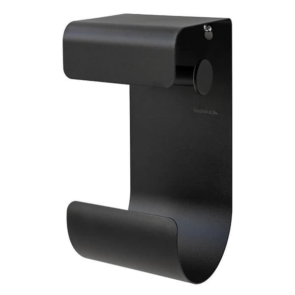 Sealskin Matte Black Brix Toalettrullehållare
