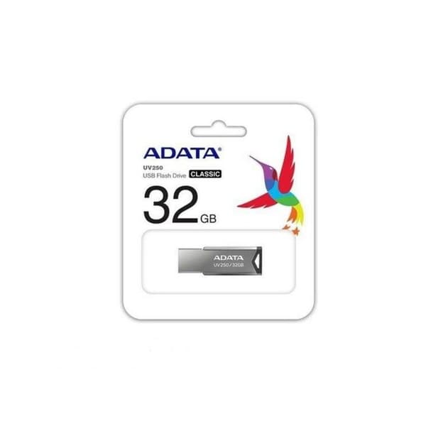 USB-sticka - ADATA - AUV 250 - 32 Go - USB 2.0 - Svart Metall