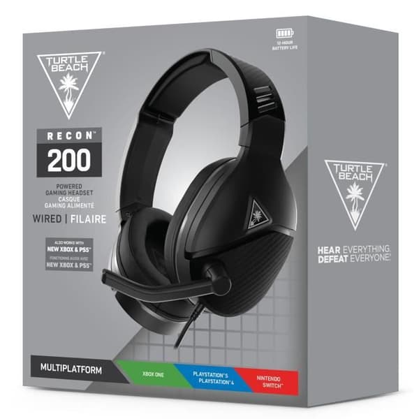 TURTLE BEACH Recon 200 Gaming Headset för PS4/PS5 - Svart - TBS-3200-02