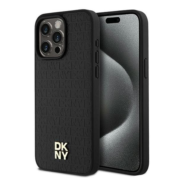 Mobilskal - DKNY - IPhone 15 Pro Max - Svart - Elegant design - Optimal skydd