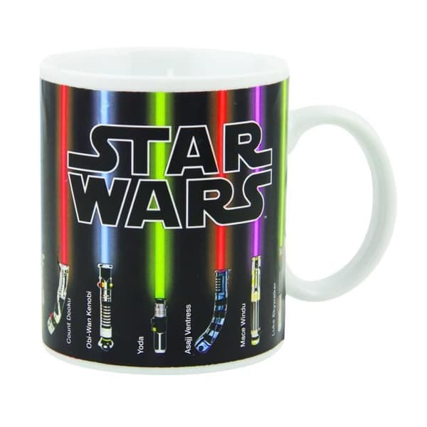 Mugg - Star Wars - Termoeffekt - Cylindrisk - Porslin - Nutida design