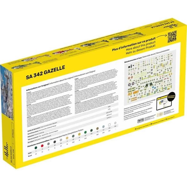 Helikoptermodell: Startset: SA 342 Gazelle