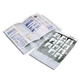 Perforerad A4-fickplast - ELBA - Transparent - Förpackning med 50 - Polypropen - Blandad