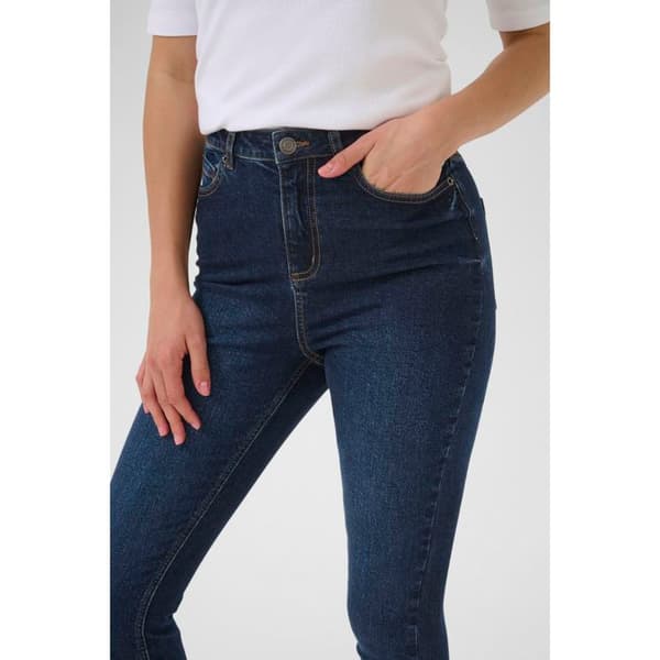 Jeans Slim hög midja dam KAFFE Willow