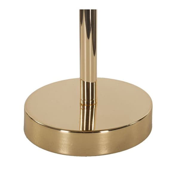 Bordslampa Imiterad Fjäder "Palm" 60cm Guld & Kamel