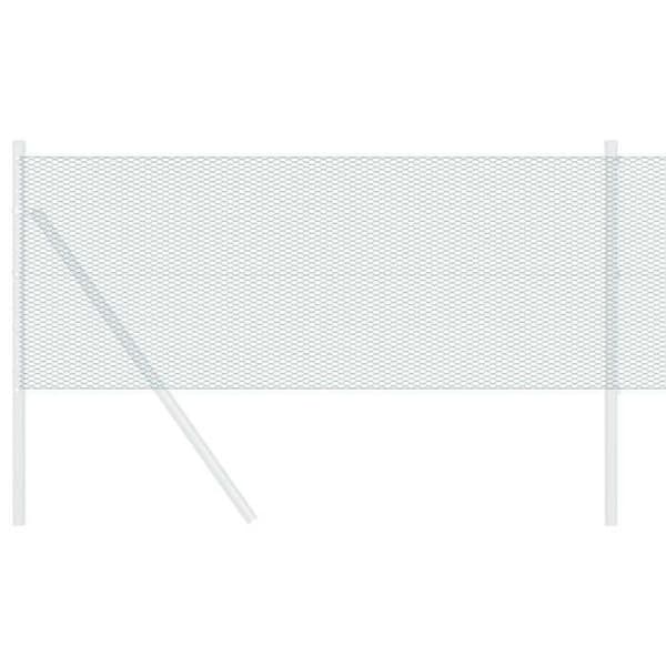 vidaXL Hexagonal stängsel Grön 0,8 x 10 m PVC 42005341