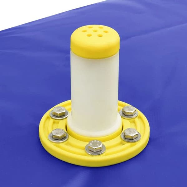Vattentank med vikbar kran 5000 L PVC