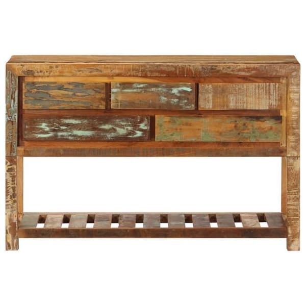vidaXL Buffé 120x30x75 cm Återvunnet trä 247478