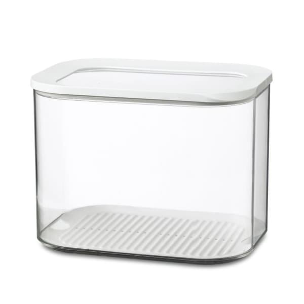 Modula-4,5L vit transparent polyeten lufttät förvaringsburk