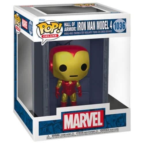 Iron Man Model IV Metallic US Exklusiv Pop! Deluxe