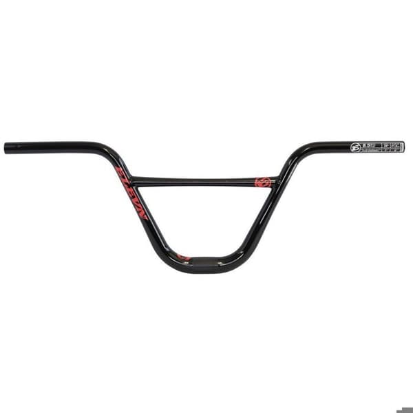 Guidon Elevn Flat - svart/röd - Svart - 8,0"