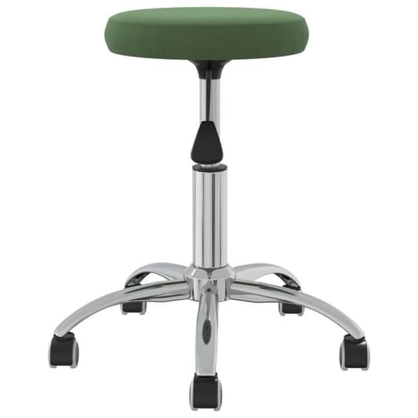 vidaXL Massagepall Sammet Mörkgrön
