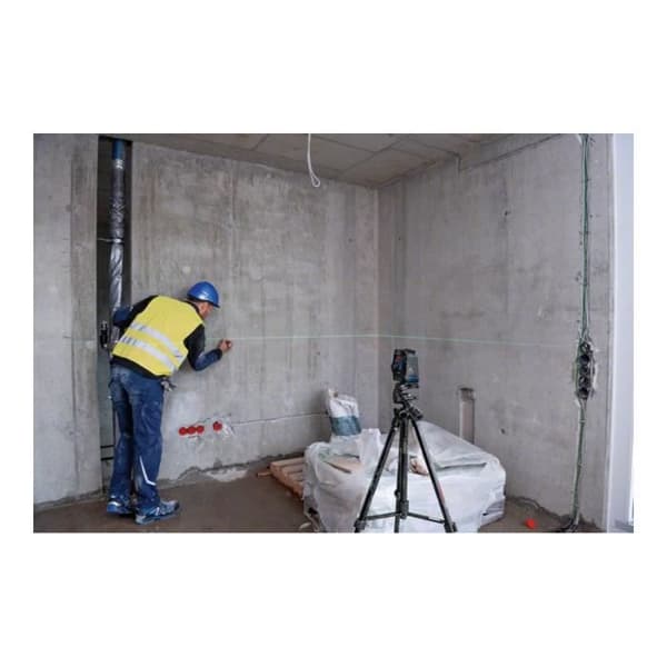 Laser grön - BOSCH - GCL 2-50 G - Stativ BT150 - Justering - Precision 0,3 mm