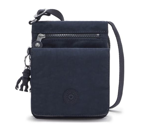 Crossbody axelväska - kipling - Basic New Eldorado - Blå - 100% polyamid - Blandat