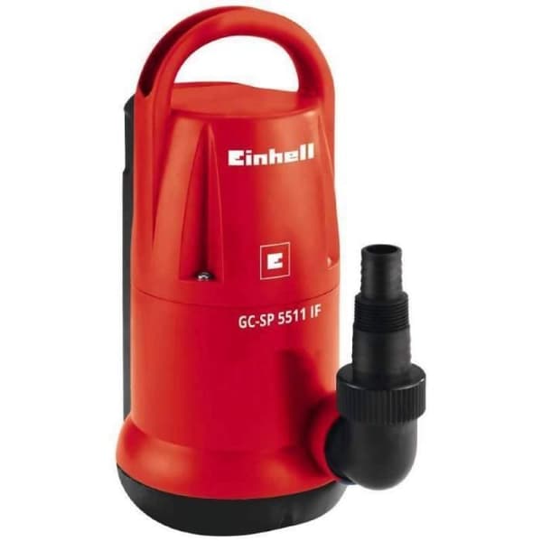 Däckpump - Einhell - GC-SP 5511 IF - 550W - Integrerad flotör - Sugning 5 mm