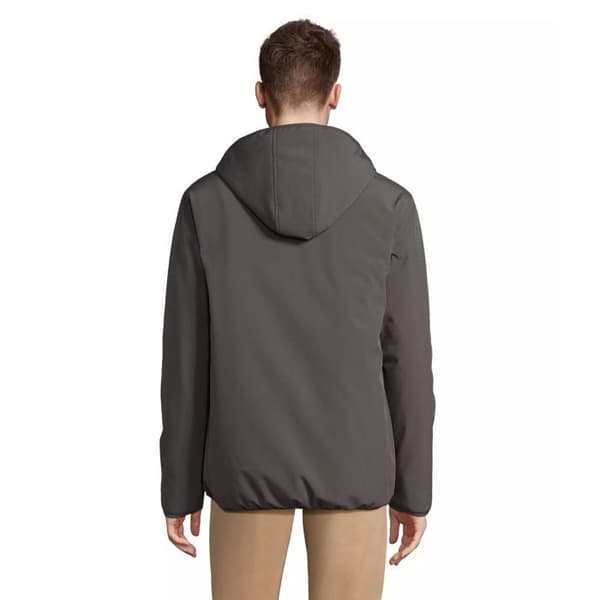 Parka softshell Sol's Falcon vadderad - antracit