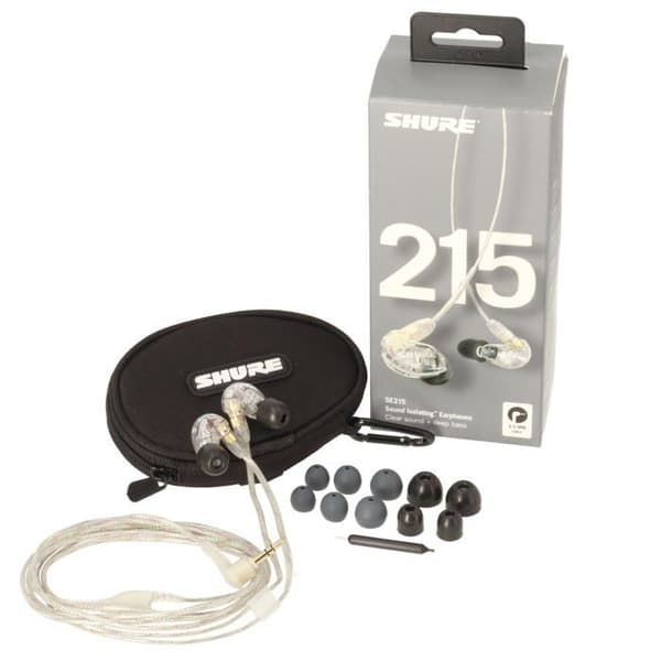 SHURE SE215CL In-Ear-hörlurar + Kit