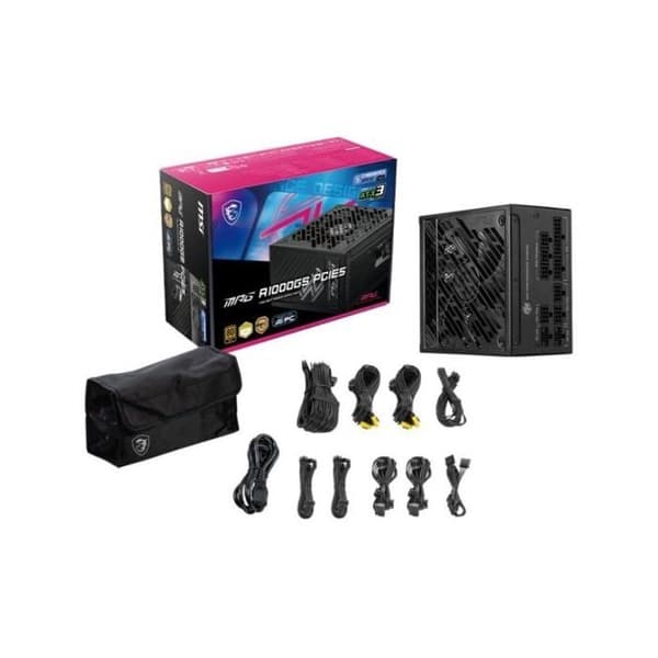 Strömförsörjning - MSI - MPG A1000GS - 1000W - 80PLUS Gold - 100% modulär