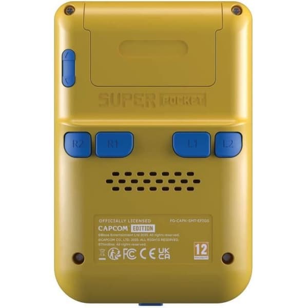 Retrogaming-konsol - BARA FÖR SPEL - Capcom Super Pocket - 12 integrerade klassiska spel - Evercade-kompatibel