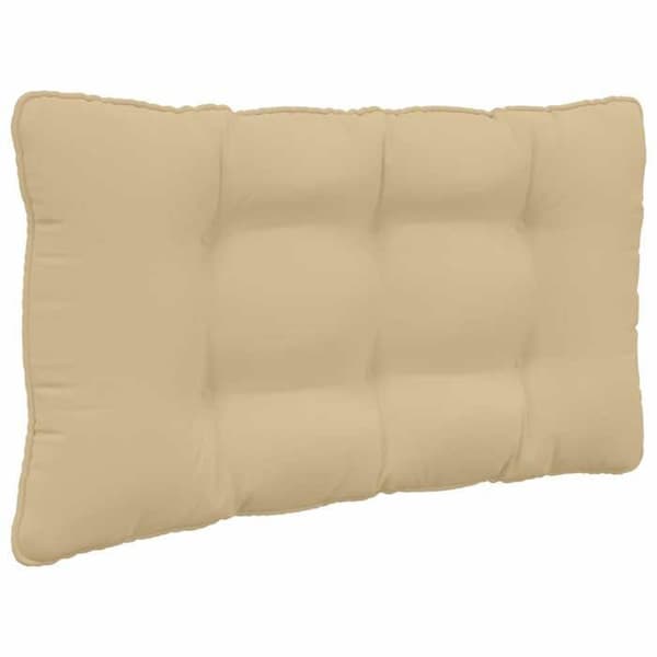 vidaXL Utomhussoffkudde 2 st Beige Polyester, Modern skumkudde för utomhus 900900