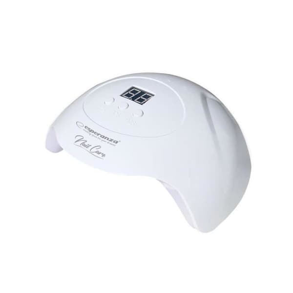 UV-nagellampa - Esperanza - 36 W - Rörelsesensor - Visning av härdningstid - Vit
