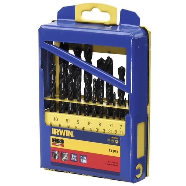 Set med 19 HSS Pro borrar Irwin 10502500