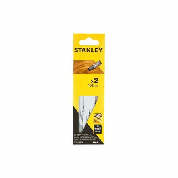 Pack 2 Sabelånga 15.2cm Fin Skärning Sta21192-xj Stanley