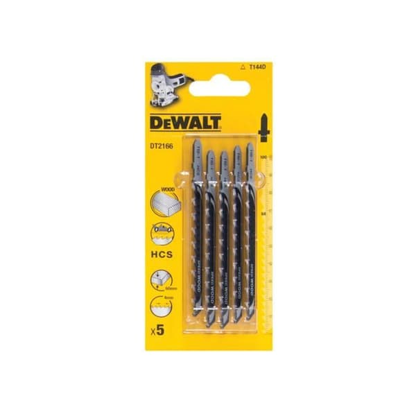Sågblad för pendelsåg - DEWALT - T144D - HCS trä - Paket med 5