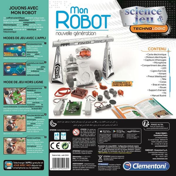 Clementoni - Vetenskap & Spel - Min robot - Ny generation
