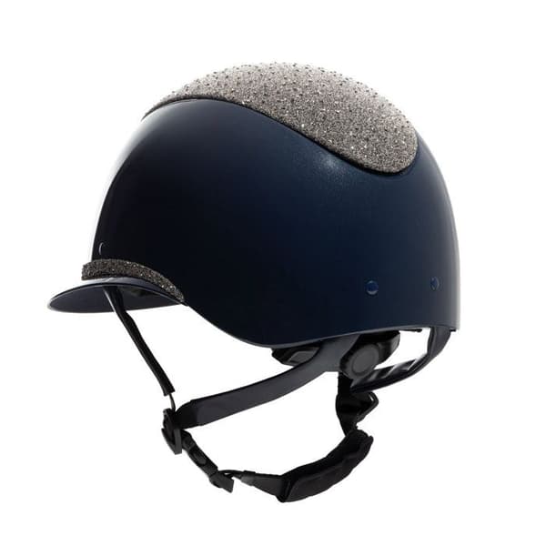 Ridhjälm dam Equestro Luxury - Blå - S (52/54 cm)